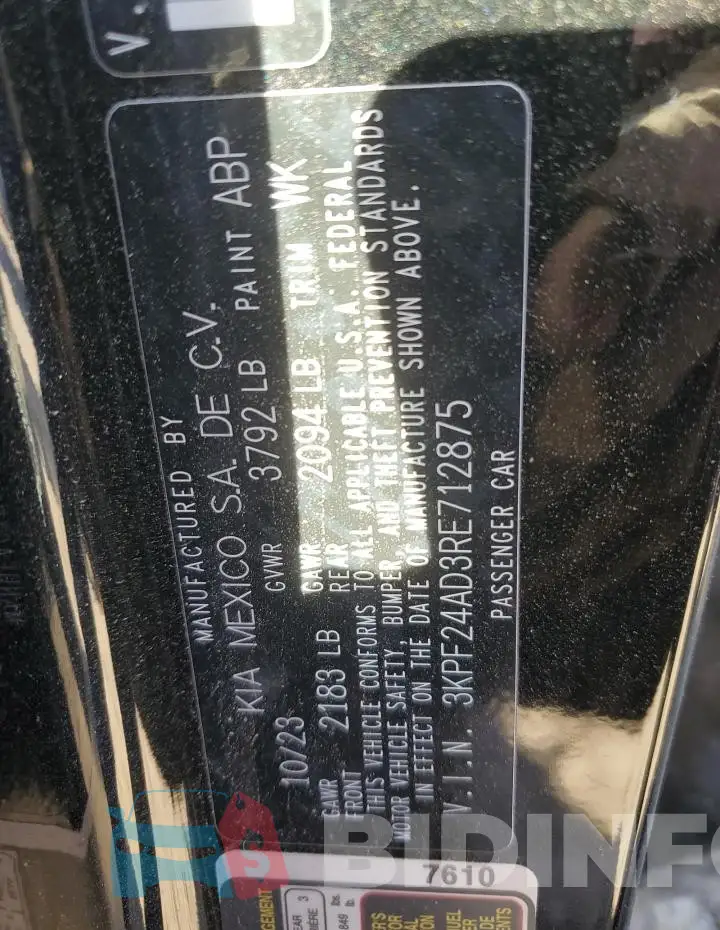 3KPF24AD3RE712875 Photo# 12