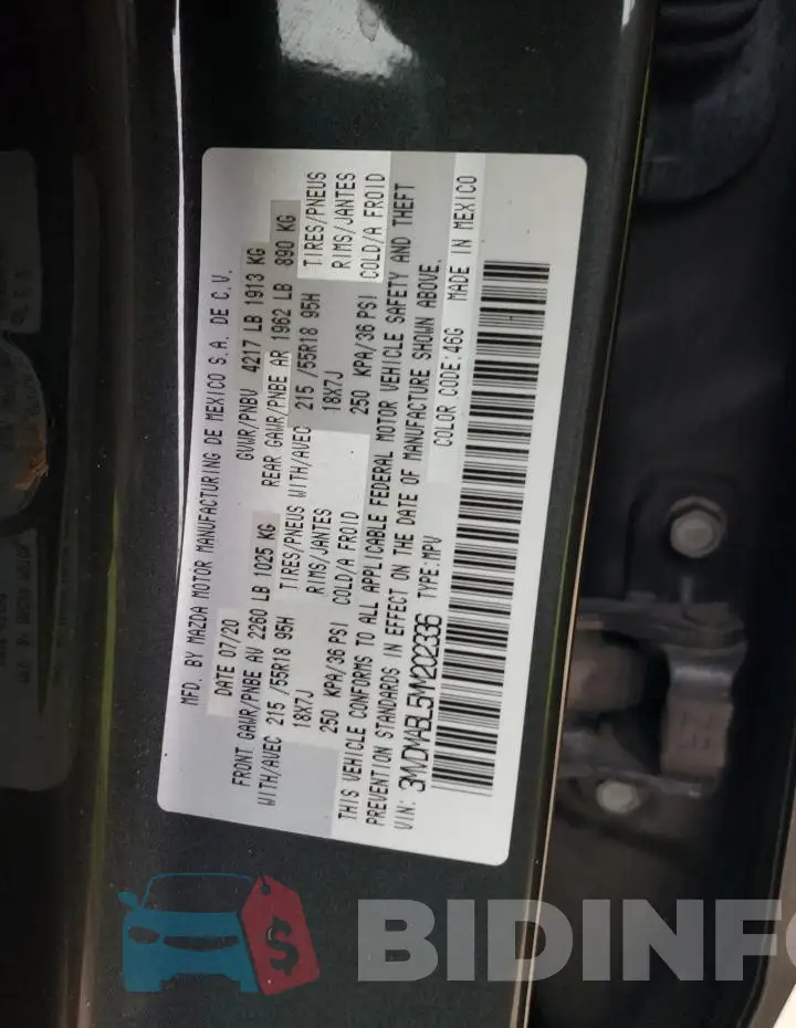 3MVDMABL5MM202336 Photo# 12