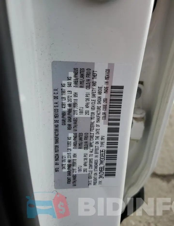3MVDMBBL7MM308535 Photo# 12