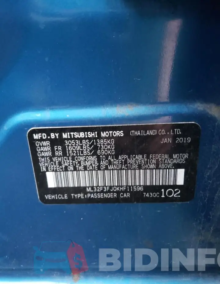 ML32F3FJ0KHF11596 Photo# 12