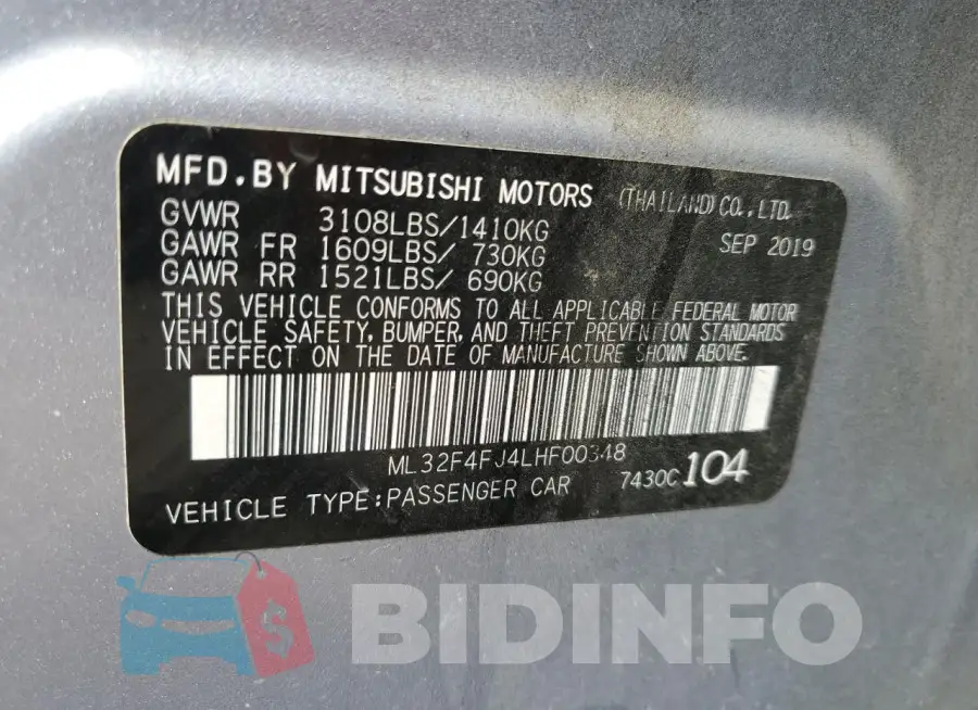 ML32F4FJ4LHF00348 Photo# 12