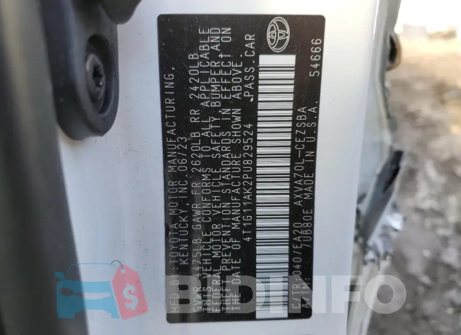 4T1G11AK2PU829524 Photo# 12