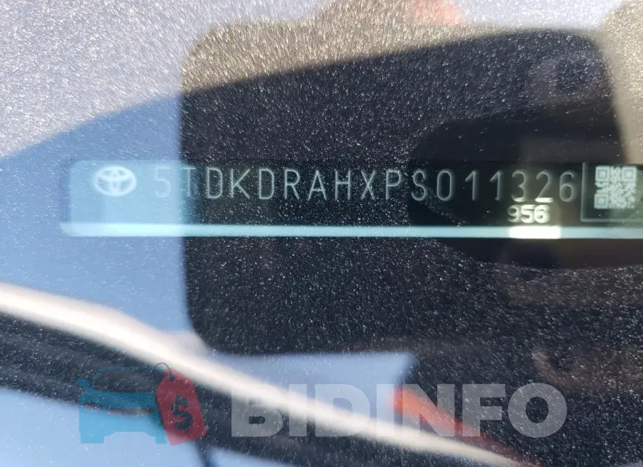 5TDKDRAHXPS011326 Photo# 13