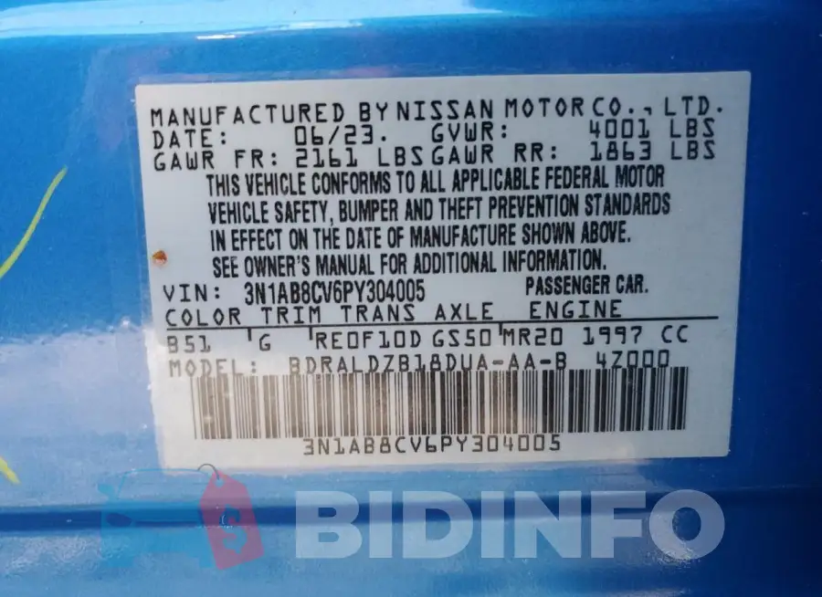 3N1AB8CV6PY304005 Photo# 12