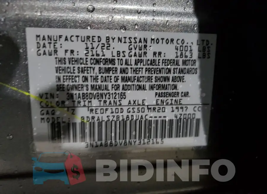 3N1AB8DV8NY312165 Photo# 13