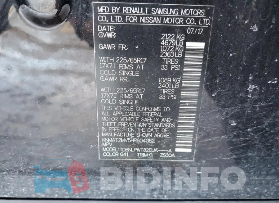 KNMAT2MV5HP604062 Photo# 12