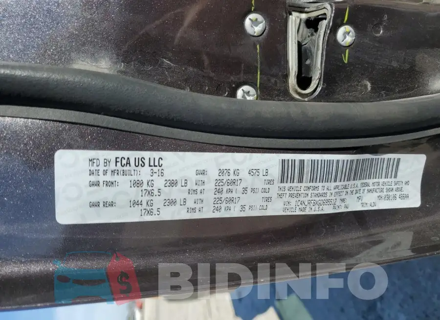 1C4NJRFBXGD695512 Photo# 12