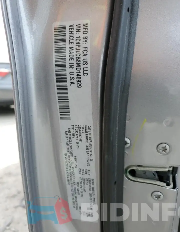 1C4PJLCB8MD146929 Photo# 12
