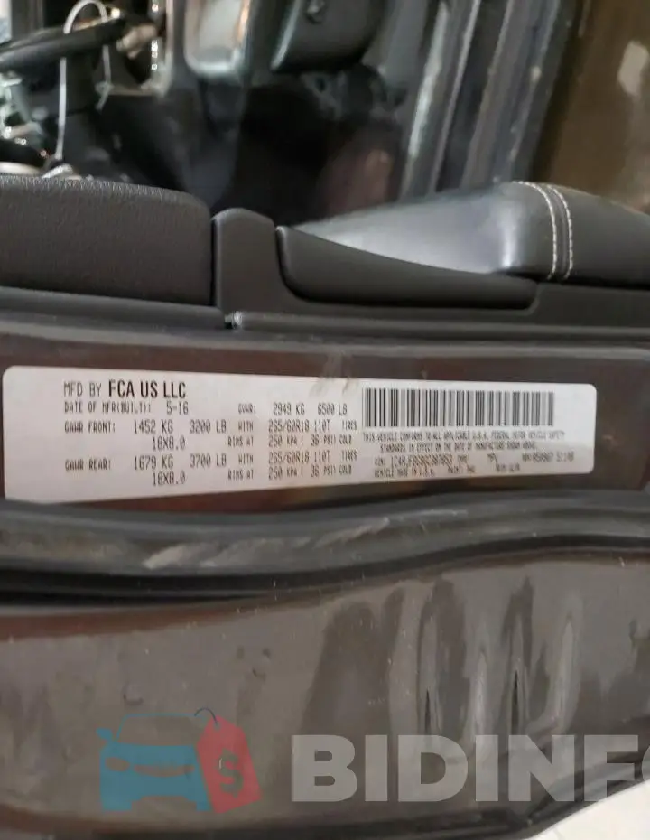 1C4RJFBG9GC387853 Photo# 13
