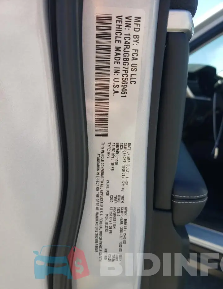 1C4RJGBG7PC569461 Photo# 12