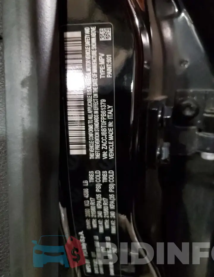 ZACCJBBT0FPB61379 Photo# 14