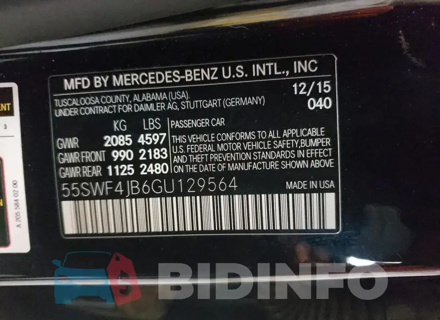 55SWF4JB6GU129564 Photo# 12