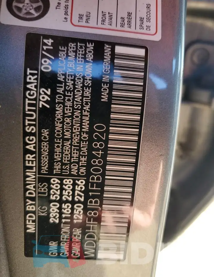 WDDHF8JB1FB084820 Photo# 12
