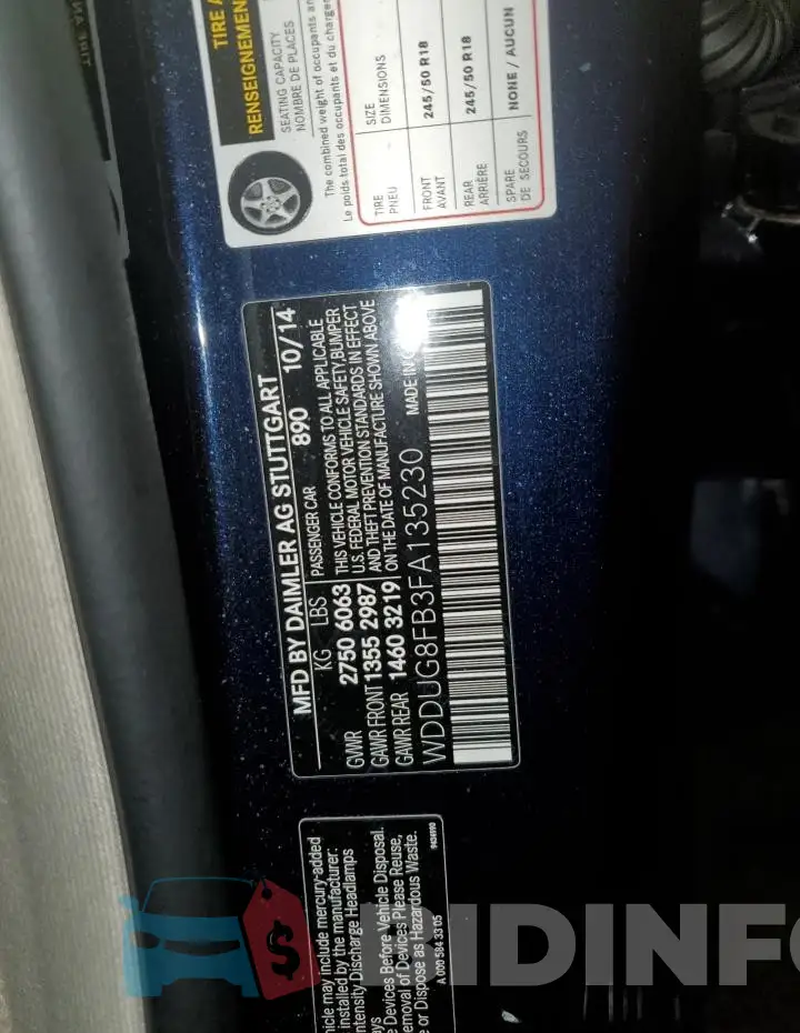 WDDUG8FB3FA135230 Photo# 12