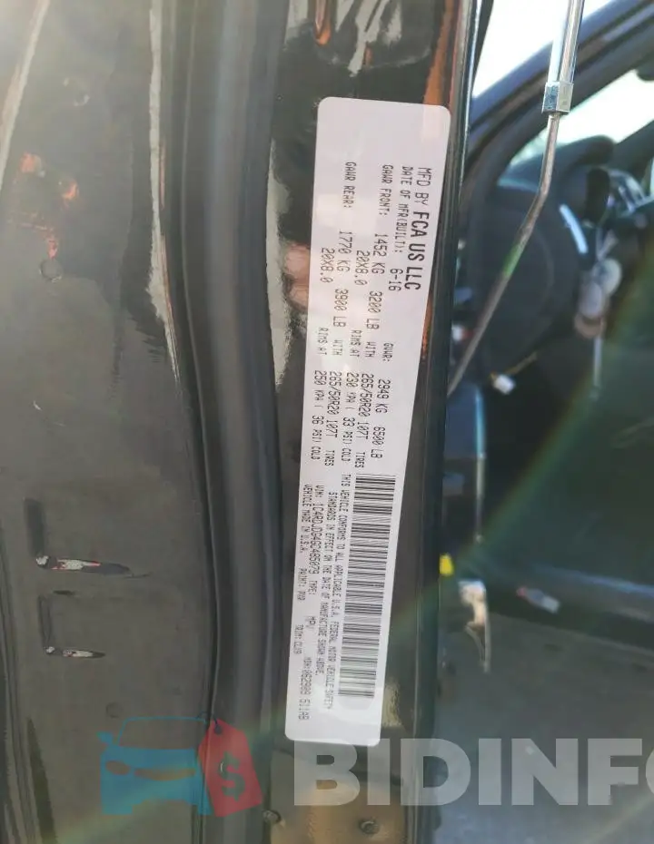1C4RDJDG4GC485079 Photo# 12