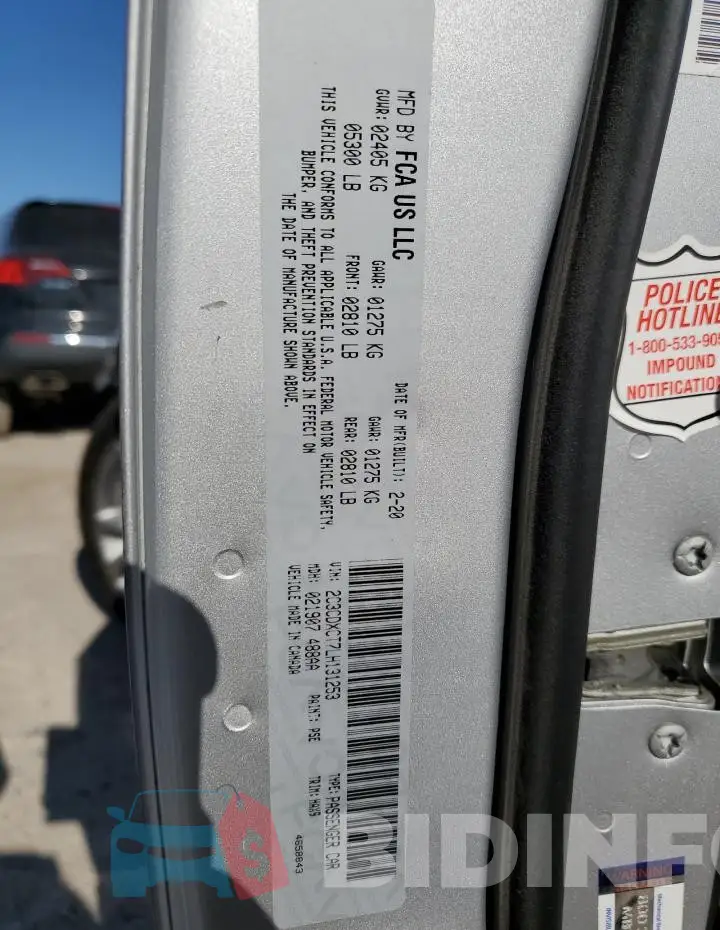 2C3CDXCT7LH131253 Photo# 12