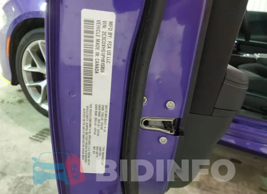 2C3CDXHG1PH615856 Photo# 12