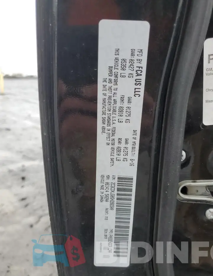 2C3CDXJG0GH286500 Photo# 12
