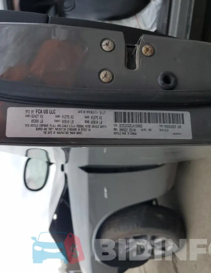 2C3CDZGG5JH150065 Photo# 12
