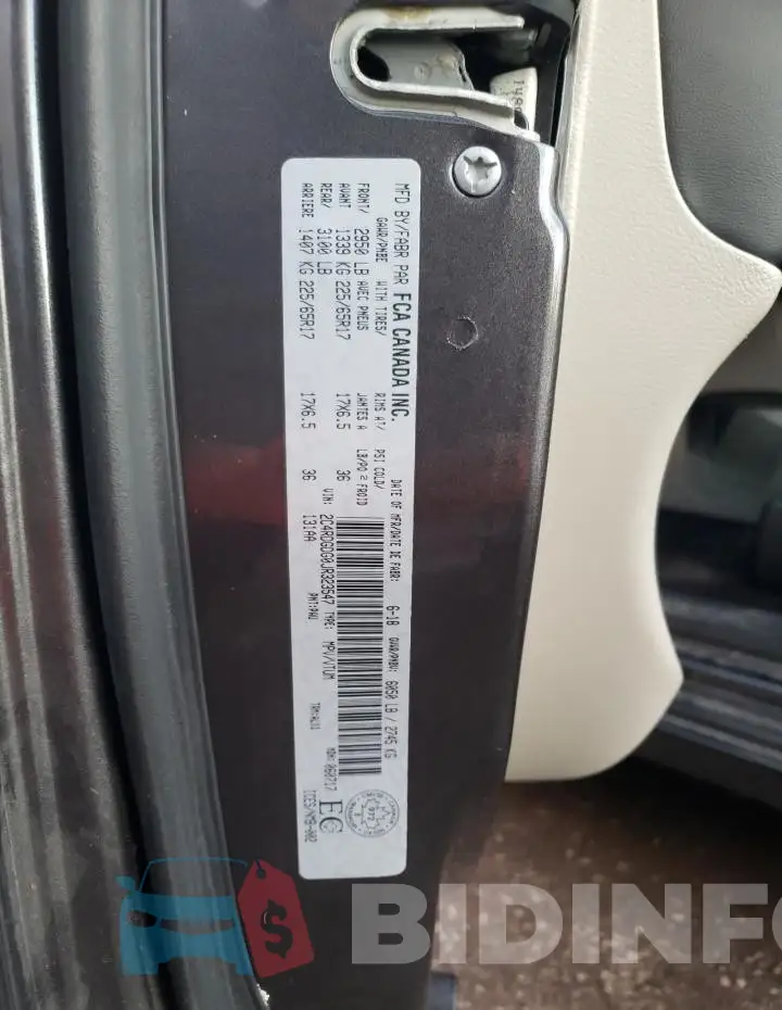 2C4RDGDG0JR323547 Photo# 13