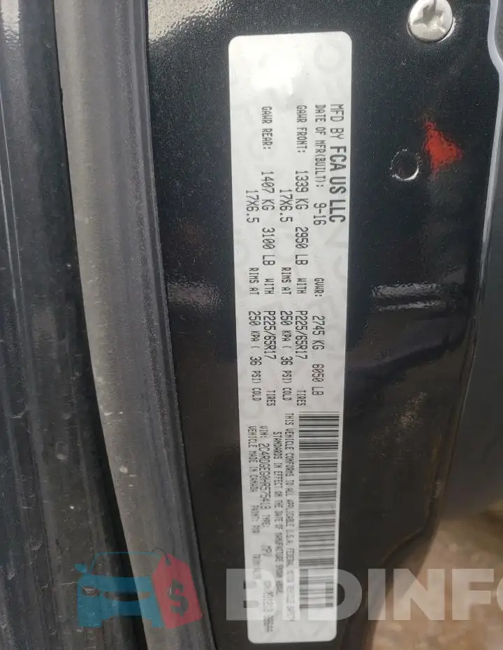 2C4RDGEG0HR575419 Photo# 12