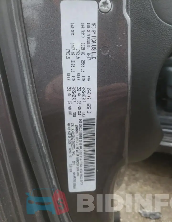 2C4RDGEG6HR852333 Photo# 14