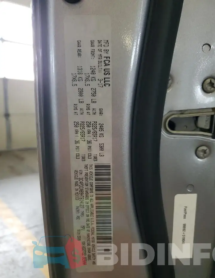 3C4PDCAB9HT614127 Photo# 13