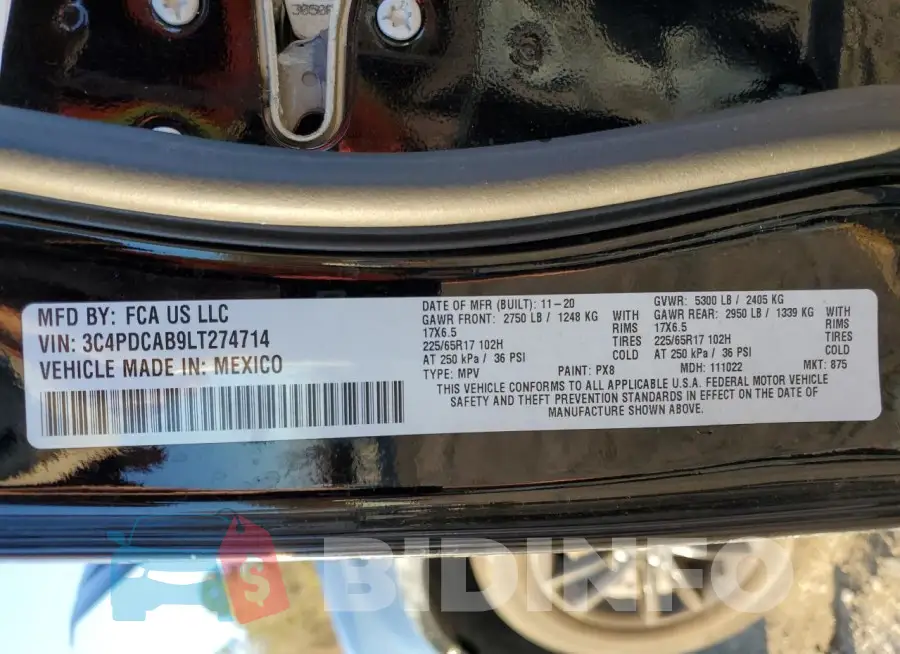 3C4PDCAB9LT274714 Photo# 13