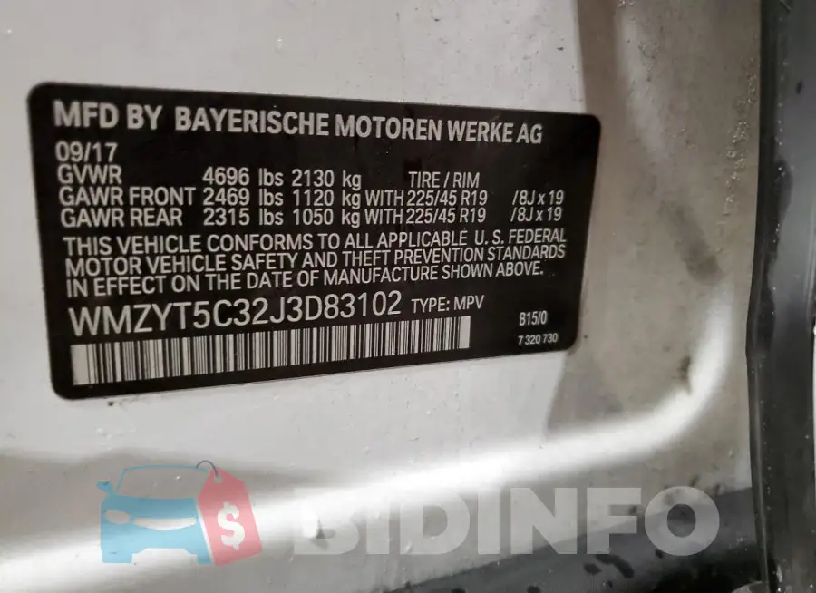 WMZYT5C32J3D83102 Photo# 12