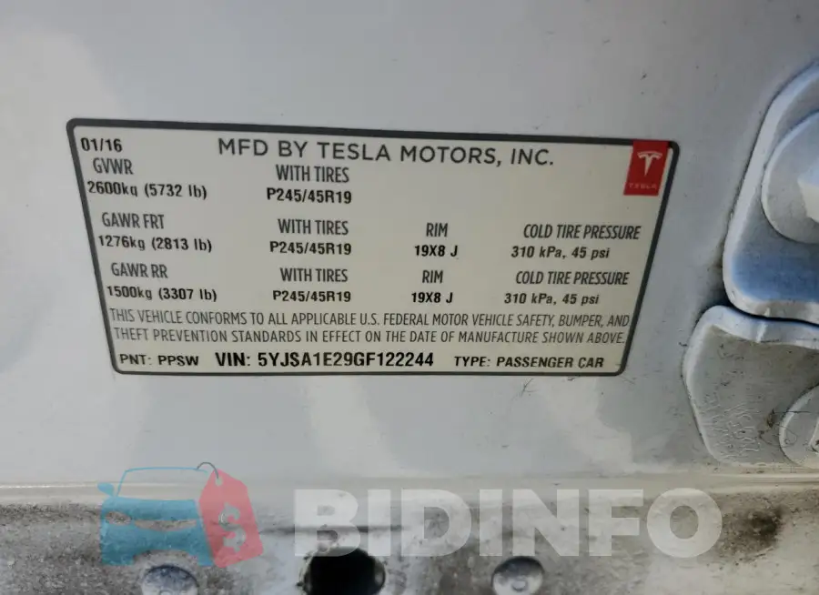 5YJSA1E29GF122244 Photo# 13