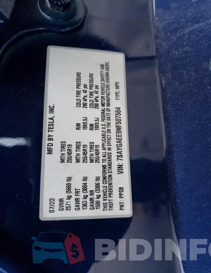 7SAYGAEE9NF507564 Photo# 12