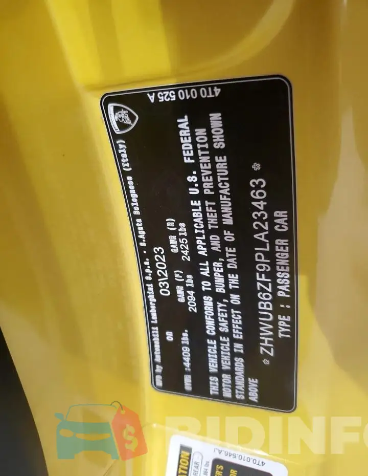 ZHWUB6ZF9PLA23463 Photo# 13