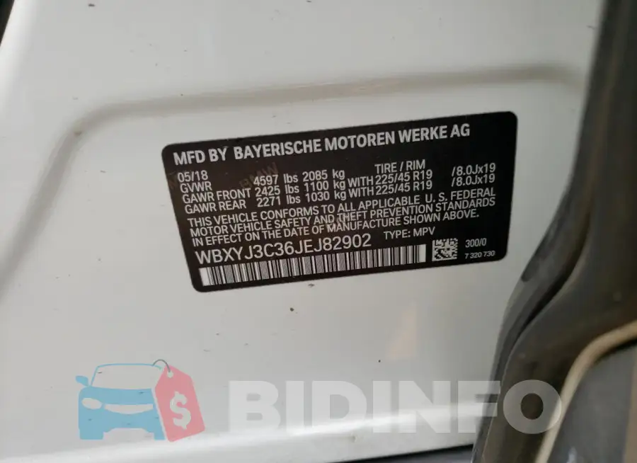 WBXYJ3C36JEJ82902 Photo# 13