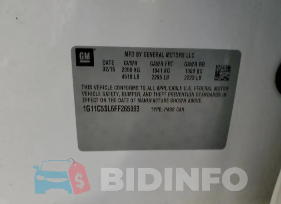 1G11C5SL6FF265083 Photo# 12