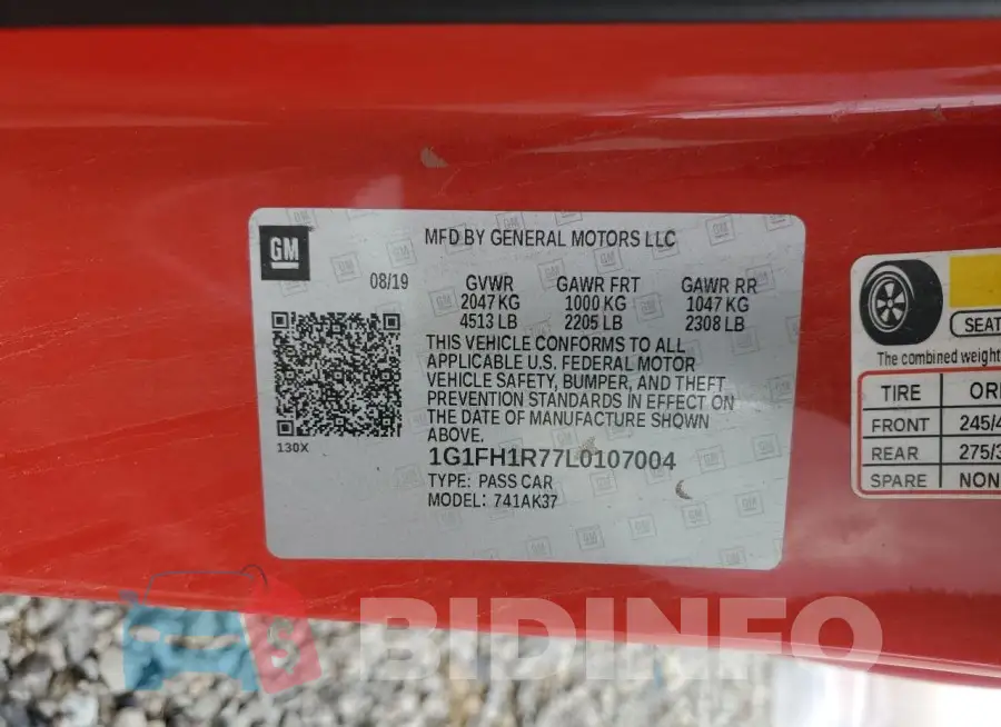 1G1FH1R77L0107004 Photo# 12