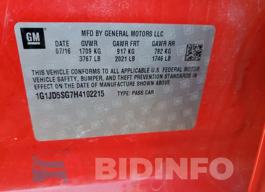 1G1JD5SG7H4102215 Photo# 12