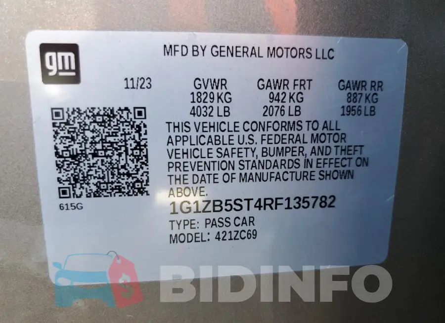 1G1ZB5ST4RF135782 Photo# 13