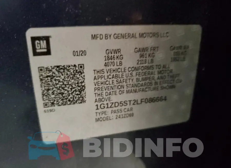 1G1ZD5ST2LF086664 Photo# 13