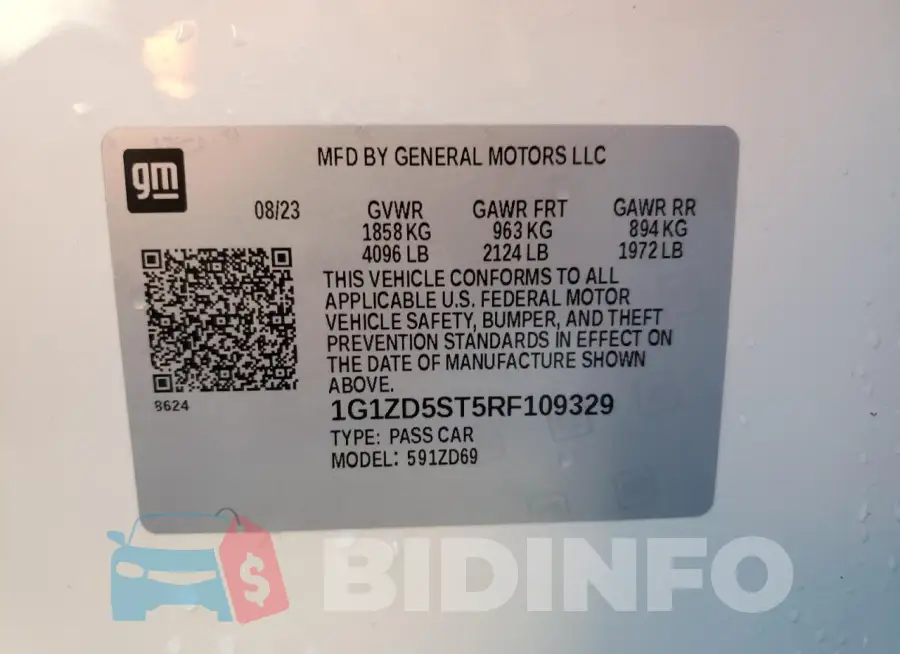 1G1ZD5ST5RF109329 Photo# 13