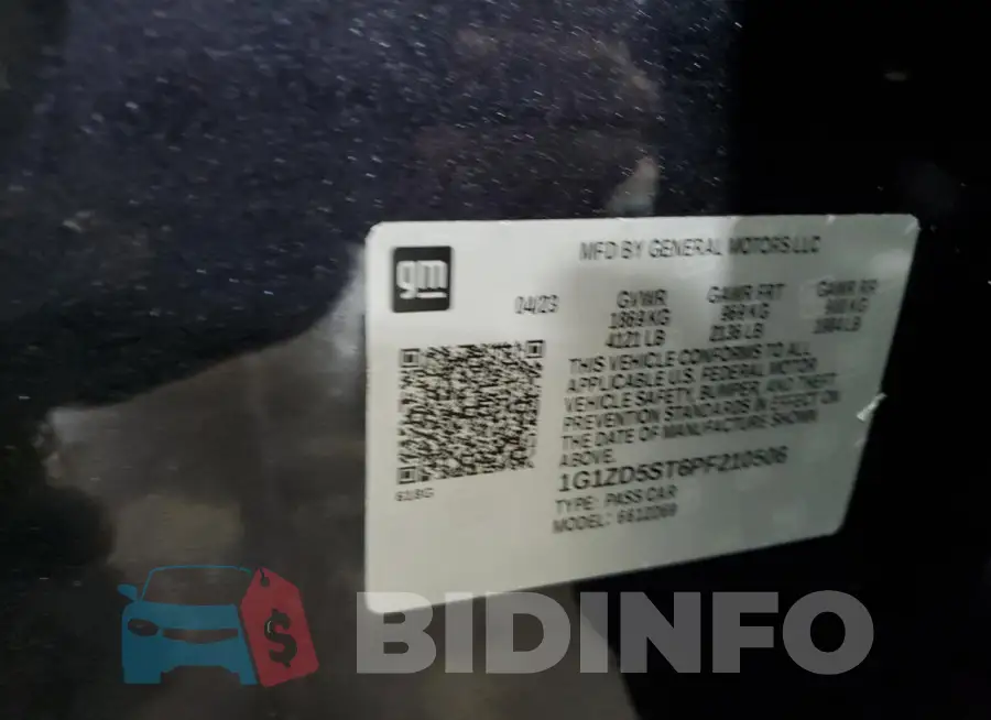 1G1ZD5ST6PF210506 Photo# 12