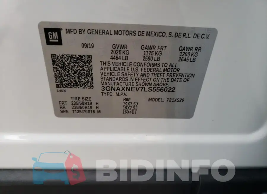 3GNAXNEV7LS556022 Photo# 13