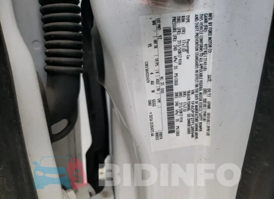 1FADP3F27FL285946 Photo# 12