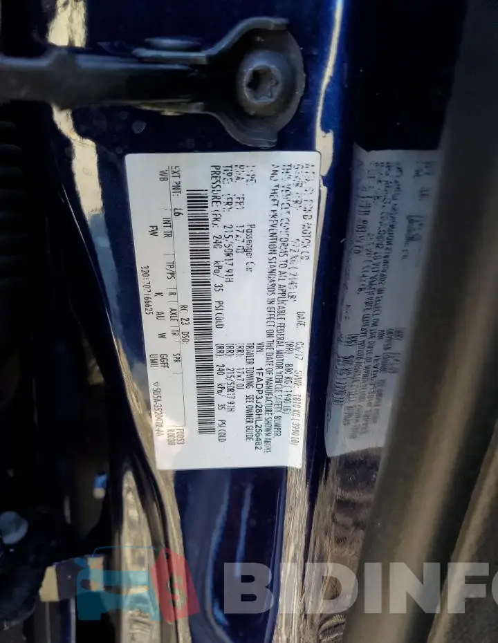 1FADP3J28HL256482 Photo# 13