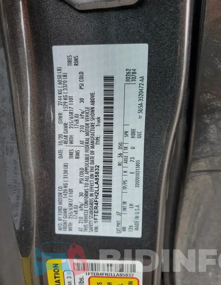 1FTER4FH2LLA85832 Photo# 12
