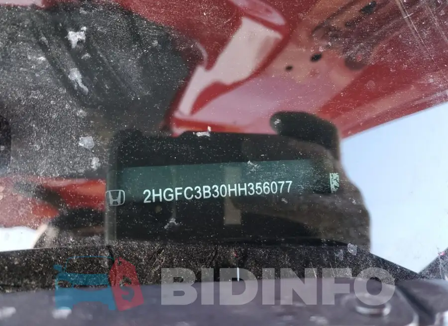 2HGFC3B30HH356077 Photo# 12