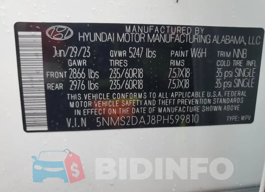 5NMS2DAJ8PH599810 Photo# 14