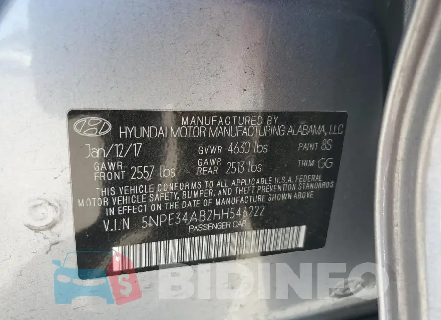 5NPE34AB2HH546222 Photo# 12