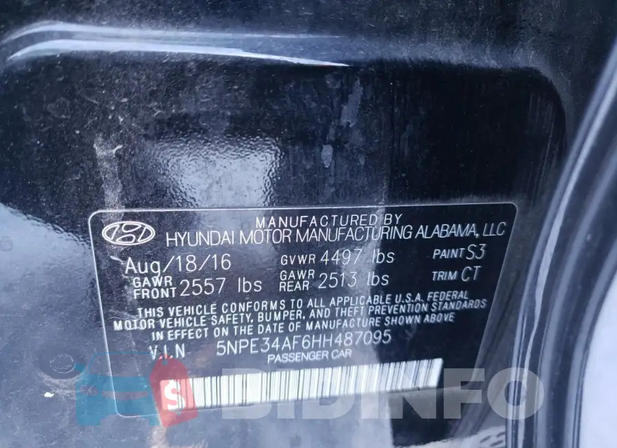 5NPE34AF6HH487095 Photo# 12