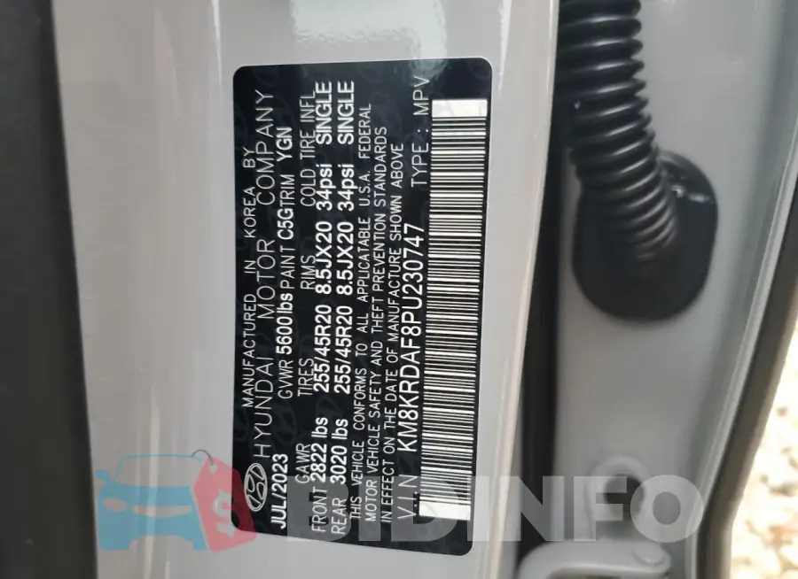 KM8KRDAF8PU230747 Photo# 13