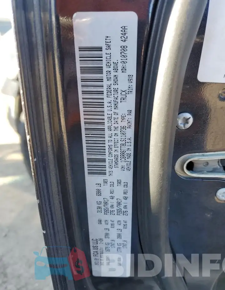 1C6RR6TT8LS110736 Photo# 12